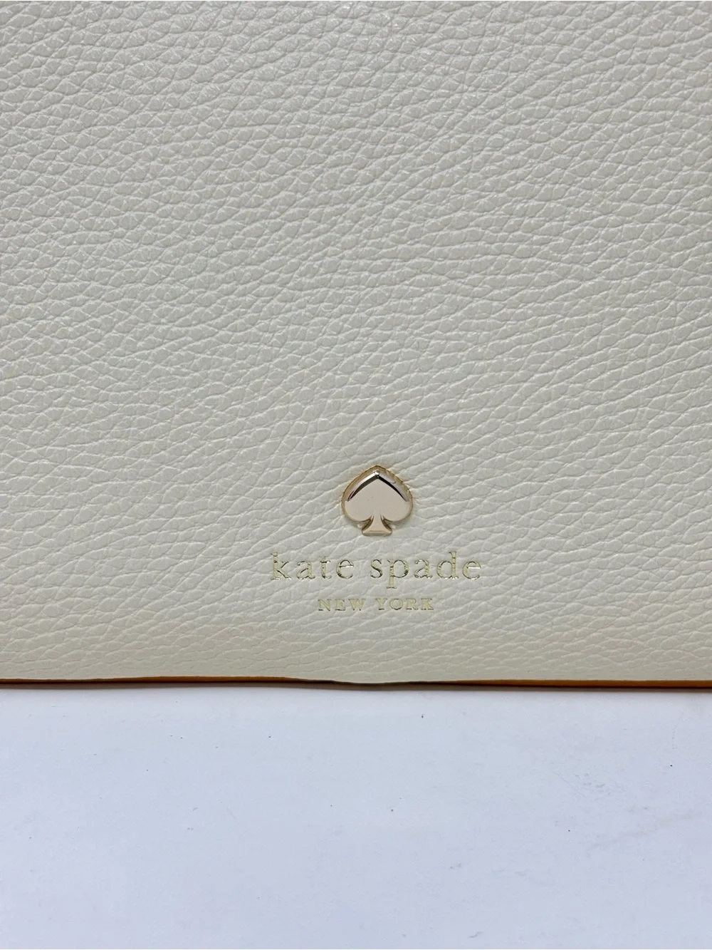 Kate Spade Emma Colorblock pebbles leather purse NWT buttermilk/yellow